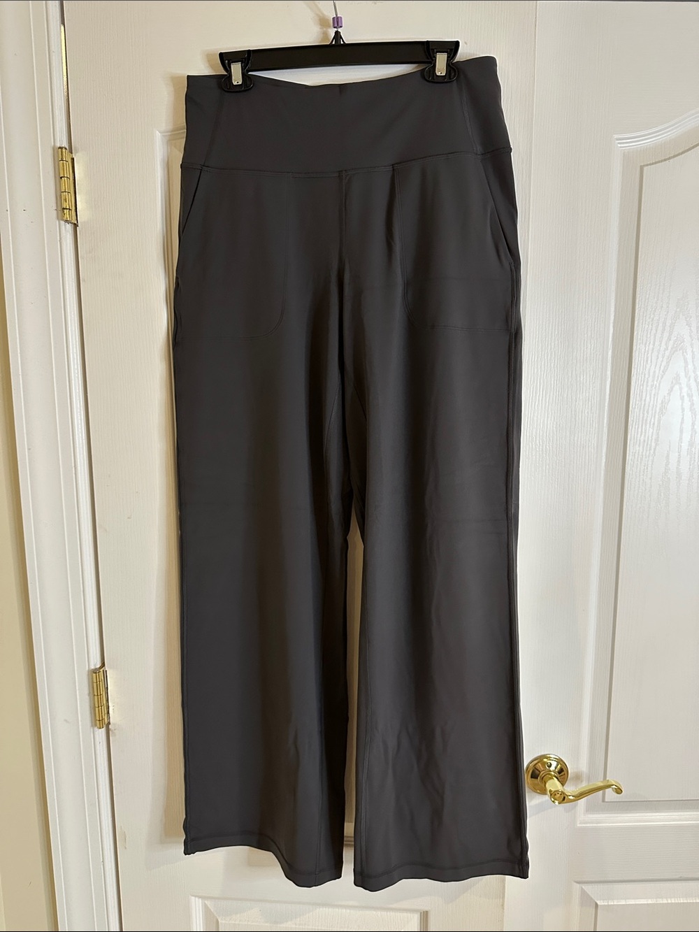 lululemon athletica Align Wide-Leg Pull-On Pants in Dark Gray